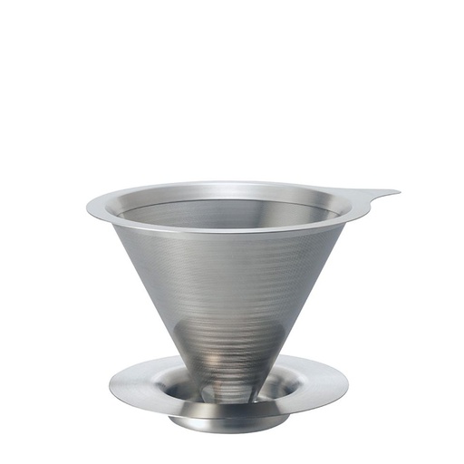 [DMD-01-HSV] Hario Double Mesh Metal Dripper V60-01