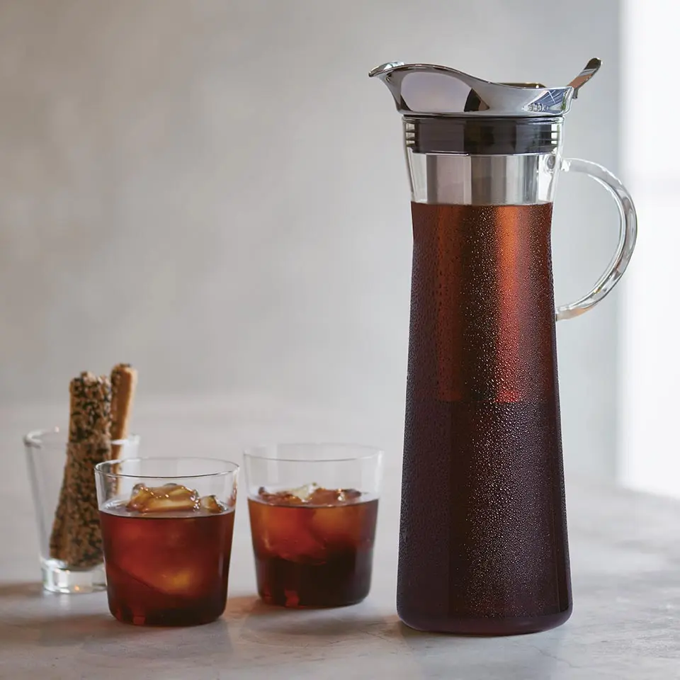 plastic free cold brew maker pitcher hario japan