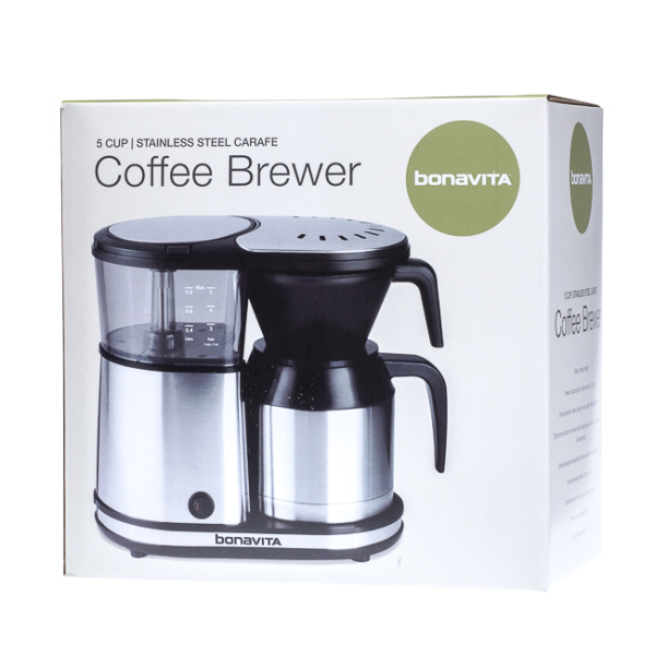 Bonavita 5 Cup Stainless Steel Carafe Coffee Brewer - Filter coffee maker