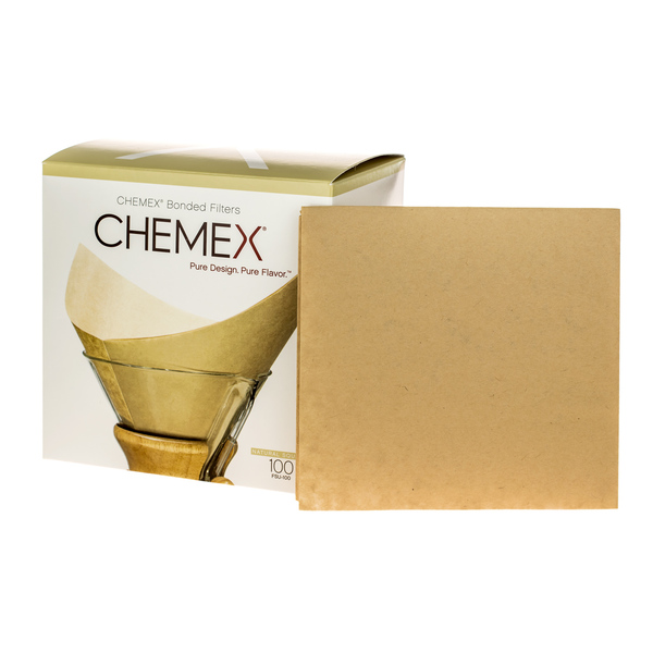 Chemex Square Paper Filters - Natural - 6, 8, 10 Cups