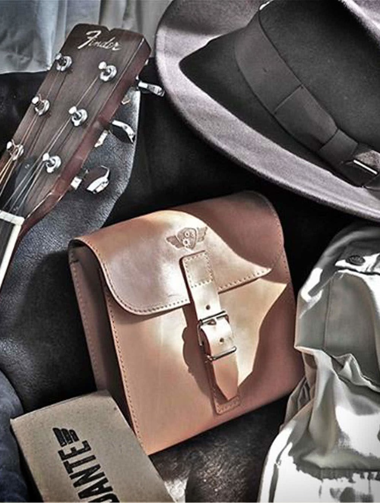 Comandante Leather Tool bag - Tan