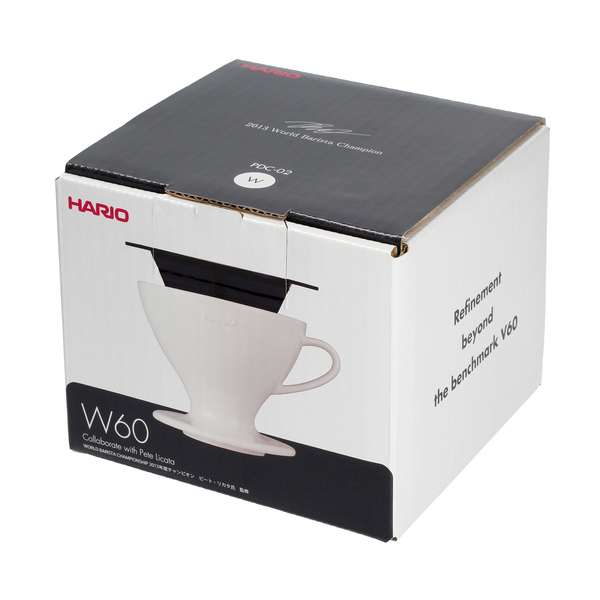 Hario - W60-02 Ceramic Coffee Dripper White
