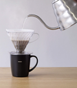 Hario Heat Retention Mug with lid 300ml Black