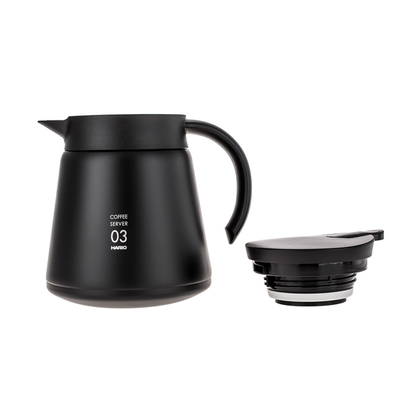 Hario Insulated Stainless Steel Server V60-03 Black - 800ml