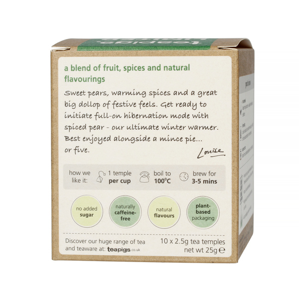 teapigs - Spiced Pear Tea - 10 tea temples