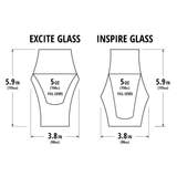 KRUVE EQ glassware Excite & Inspire