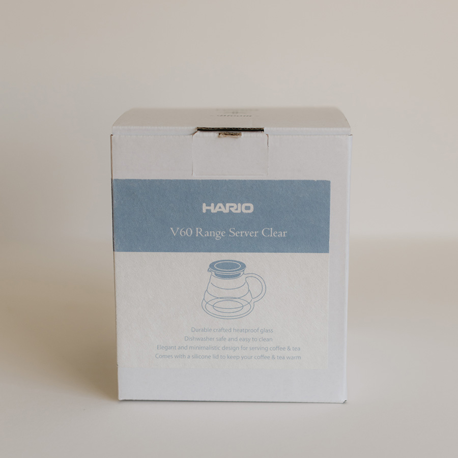 Hario V60-02 Range Server 600ml Clear - Bloom Series