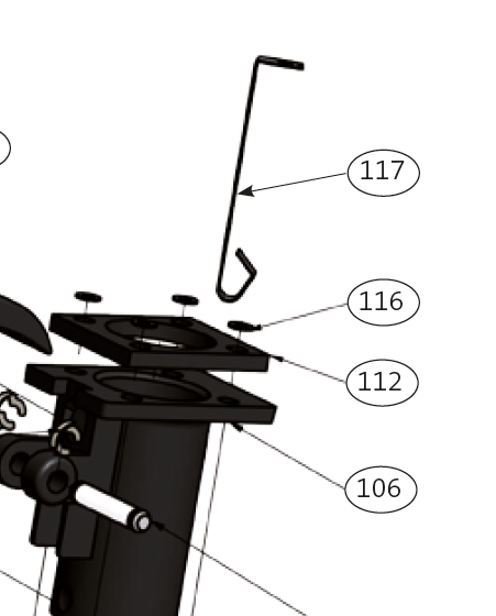 Mahlkönig EK 43 Anti -Static Bar/Clip
