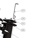 Mahlkönig EK 43 Anti -Static Bar/Clip