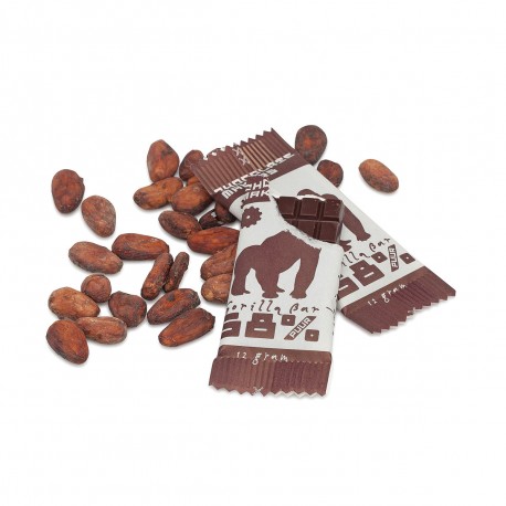 Chocolatemakers Bio Mini Gorilla puur 68% (100x12gr)