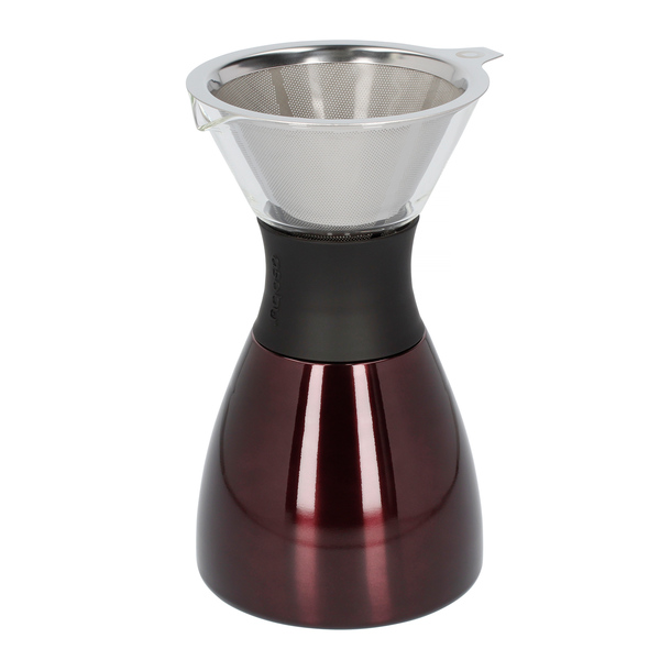 Asobu - Pourover Insulated Coffee Maker - Red / Black - 900ml