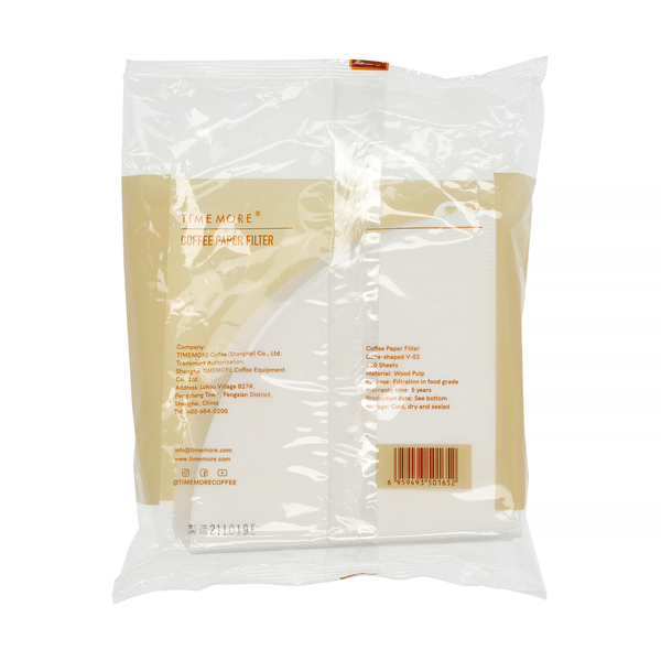 Timemore - V-02 Japanese Paper Filters - 100 Pieces
