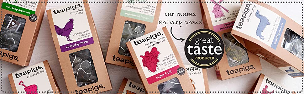 teapigs Liquorice & Peppermint - Tea Bags (box of 50 envelopes)