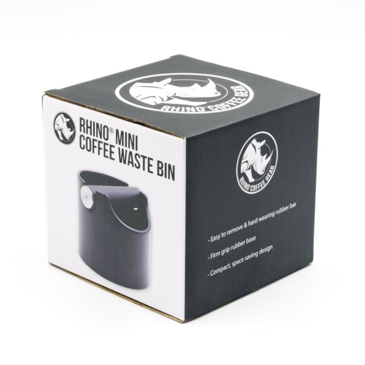 Rhino Coffee Gear Compact Knock Bin - Black