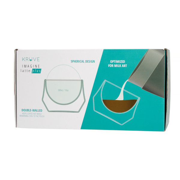 Kruve - Imagine Milk Glass 300ml - Set of two