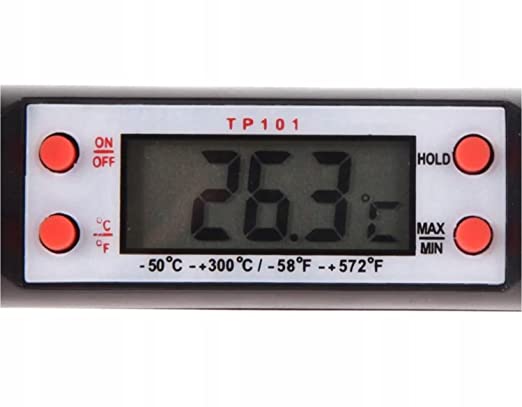 Digital thermometer pin (food and liquid)
