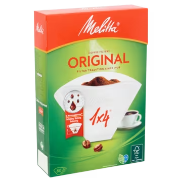 Melitta Original 1x4 White Filters (80pcs)