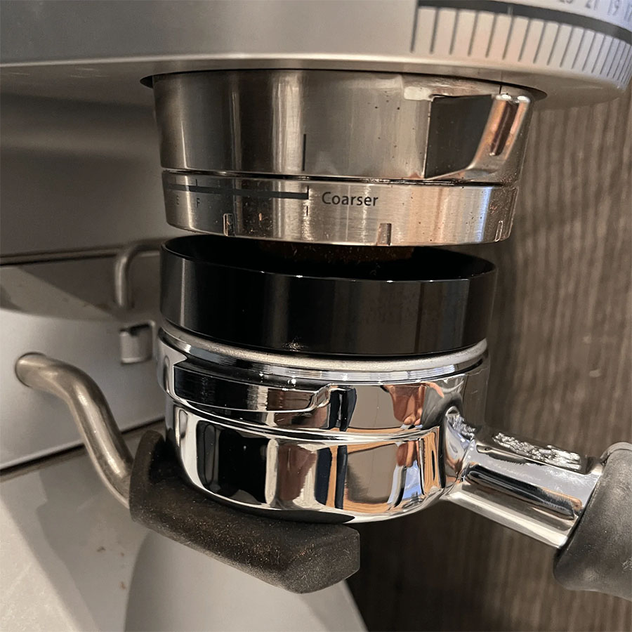 Rhino Espresso Dosing Funnel - 58mm black