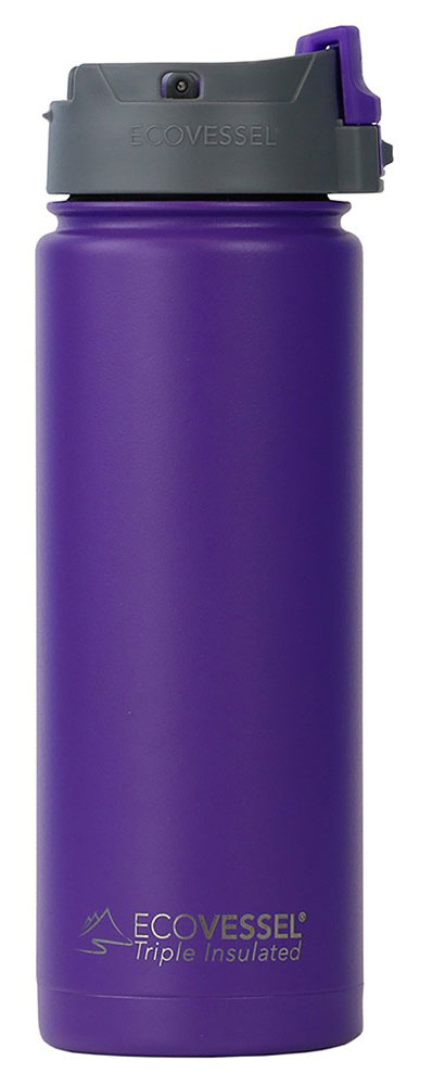 EcoVessel - Insulated Water Bottle Perk - Purple Haze 200z / 600 ml