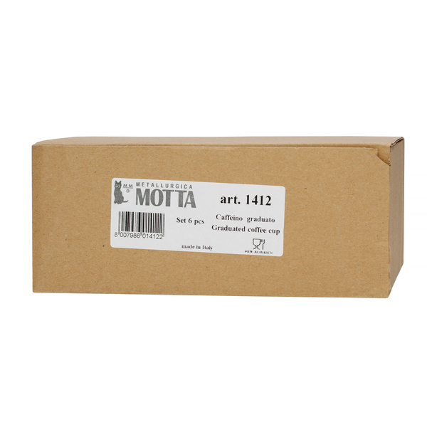 Motta - Set of Six Espresso Glasses