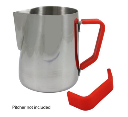 Rhino Coffee Gear - Silicone 350ml Milk Pitcher Handle Grip - Red