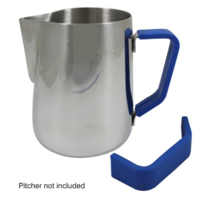 Rhino Coffee Gear - Silicone 350ml Milk Pitcher Handle Grip - Blue