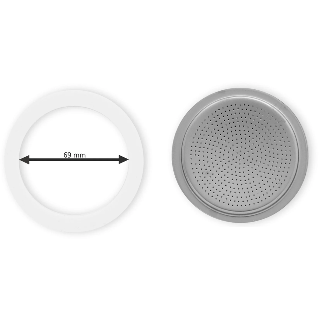 Bialetti - Seal + Sieve for Bialetti 10tz Steel Coffee Makers