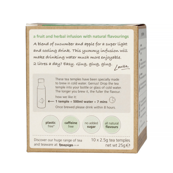 teapigs Cucumber & Apple - Cold Brew 10 Tea Bags