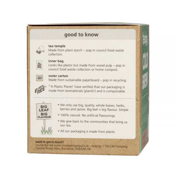 teapigs Cucumber & Apple - Cold Brew 10 Tea Bags