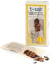 t-sac 100 tea filters 1 for 1 cup of tea