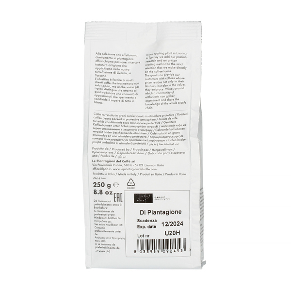 Le Piantagioni del Caffe - Coopchebi Espresso 250g - Whole-bean Coffee