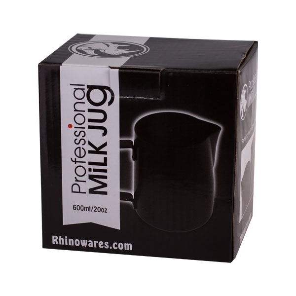 Rhino Coffee Gear (Rhinowares) Stealth Milk Pitcher -Black - 600ml