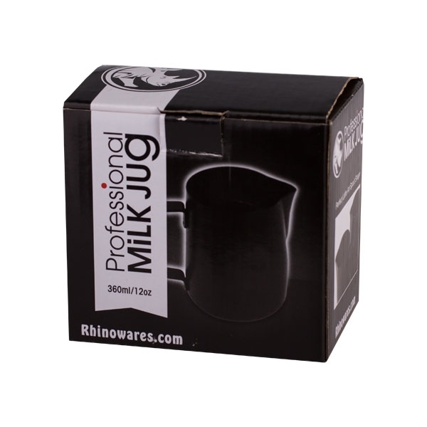 Rhino Coffee Gear (Rhinowares) Stealth Milk Pitcher -Black- 360ml