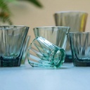 Loveramics - Twisted Cappuccino Glass 180ml - Green