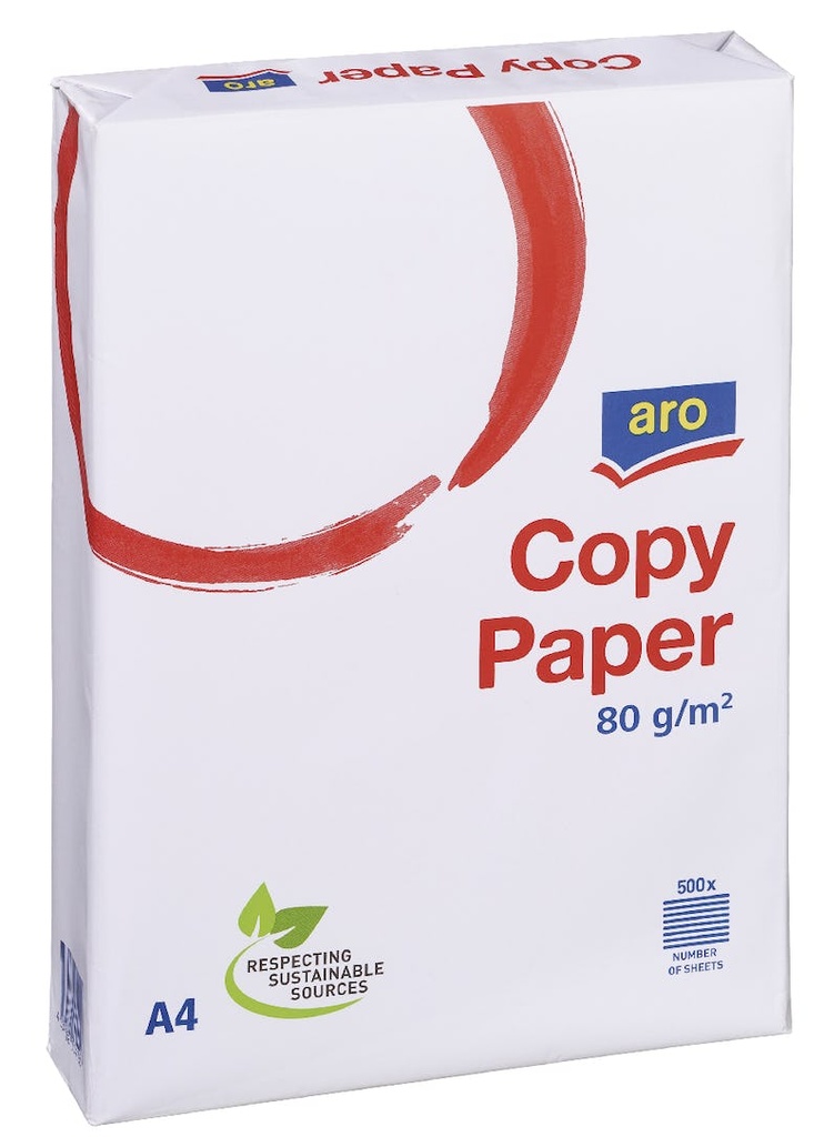 Aro copy paper A4 500pcs 80gr