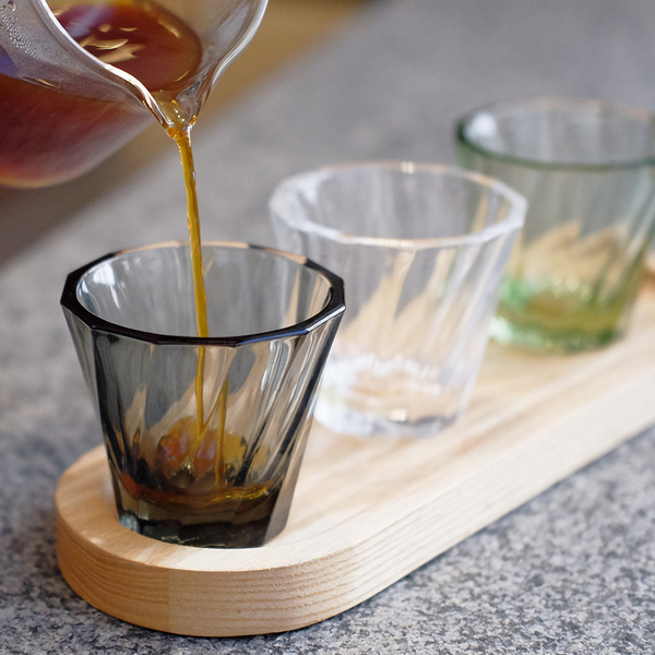 Loveramics - Twisted Espresso Glass 70 ml - Black