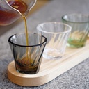 Loveramics - Twisted Espresso Glass 70 ml - Black
