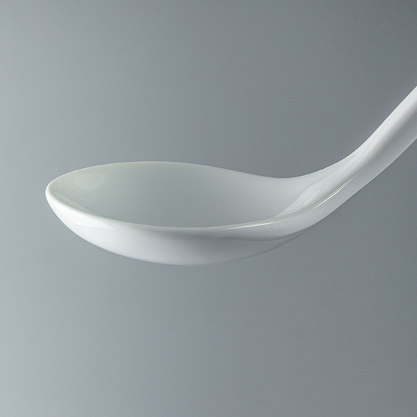 ORIGAMI - Ceramic Cupping Spoon - White
