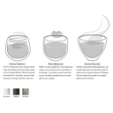 Loveramics Brewers - 150 ml Nutty Tasting Cup - Basalt