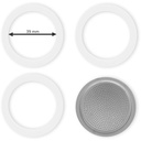 Bialetti - 3 Seals + Sieve for 1tz Aluminium Coffee Makers