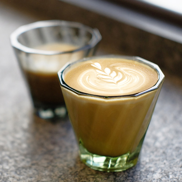 Loveramics - Twisted Cappuccino Glass 180ml - Green