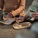 Loveramics ER-GO! System - Oval Wood Platter (S) 22cm (Natural)