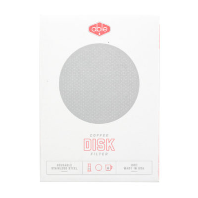 ABLE Reusable Filter Set of Standard + Fine Filter for Aeropress