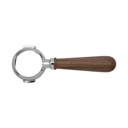 Lelit - PLA580W 58mm Bottomless Portafilter with Wooden Handle
