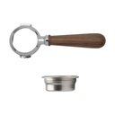 Lelit - PLA580W 58mm Bottomless Portafilter with Wooden Handle
