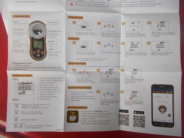 HM Digital BTR-1000 Coffee refractometer