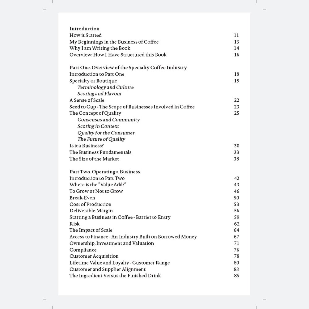 The Business of Specialty Coffee - Maxwell Dashwood (1st edition 2023)