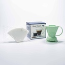 Clever Dripper - L 500ml Apple Green + 100 Filters