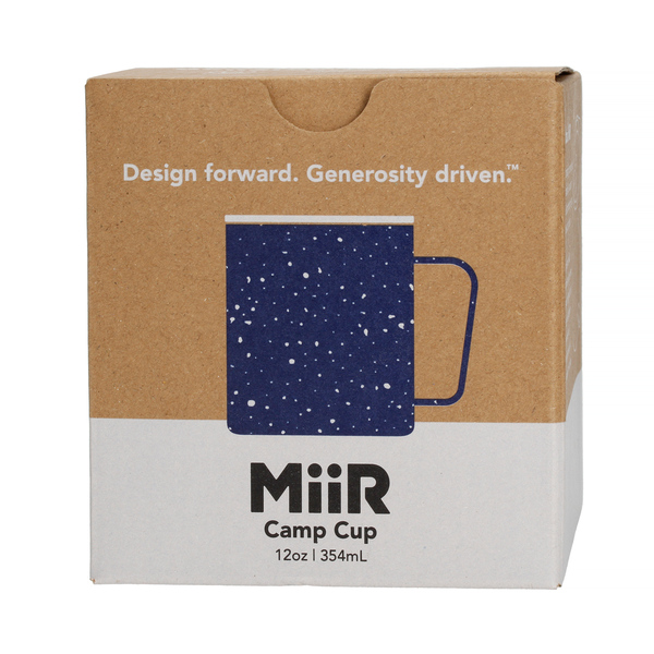 MiiR - Camp Cup Blue Speckle 350ml (with lid)