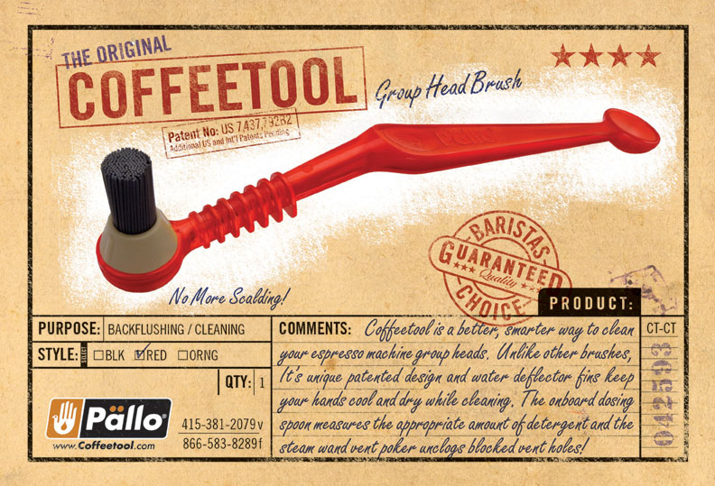 PALLO Grouphead Brush Cherry